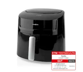 Nedis KAAF170BK čierna / Teplovzdušná fritéza / 1800 W / 7.2 l / Časovač: 240 min / 8 programov