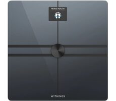 Withings Body Comp čierna / Múdra osobná váha / nosnosť 200kg / Bluetooth / WiFi