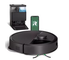 iRobot Roomba PLUS 405 Combo + AutoWash dock čierna / Robotický vysávač / WiFi / vysávanie & mopovanie / 5000 mAh