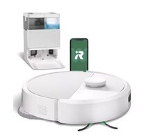 iRobot Roomba PLUS 405 Combo + AutoWash dock biela / Robotický vysávač / WiFi / vysávanie & mopovanie / 5000 mAh