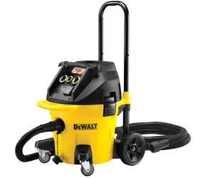 DeWalt DWV905M / Priemyselný vysávač / 1400W / Nádoba 38 L / Trieda M / 4500 l-min