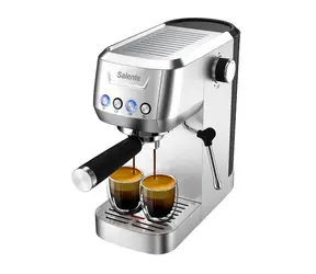 Salente Coffio strieborná / Pákový kávovar / 1350W / 1.3 l / 20 bar