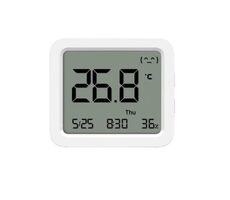 XIAOMI Mi Temperature and Humidity Monitor 3 biela / Digitálny teplomer s vlhkomerom / Bluetooth