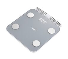 NAIPO NP-BS03 sivá / múdra osobná váha / do 180 kg / 4X AAA