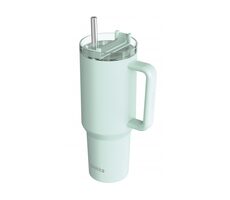 Quokka Nerezový termohrnček so slamkou Stream Turquoise 1200 ml