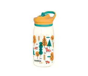Quokka Plastová fľaša s náustkom Glow Kids Forest 580 ml