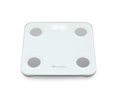 TrueLife FitScale W1 biela / osoní bluetooth váha / nosnosť 180 kg / 2× batéria AAA