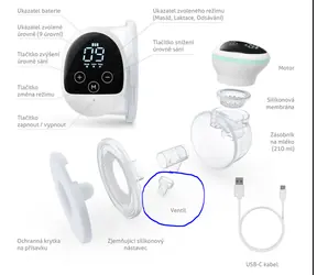 TrueLife Nutrio BP W5 Valve / náhradný ventil