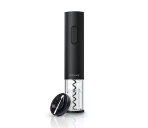 Eldonex WineSpin čierna / elektrický otvárač na víno / 4X AA batérie