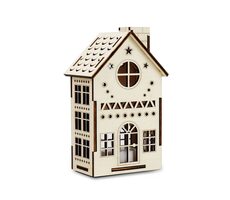 Kouzlo dreva Veľký domček Hvezdáreň / LED sviečka / 3V batéria