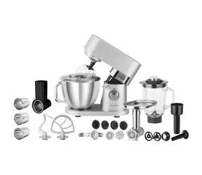 Philco PHSM 9100 strieborná / Kuchynský robot / 1500 W / 5.5 l / 2 motory