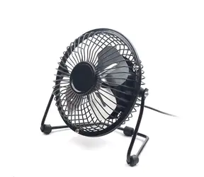C-tech USB stolný ventilátor 4" čierna