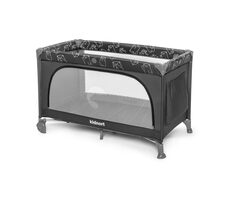 Kidnort Grotta Cestovná postieľka tmavo šedá