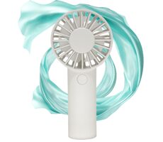 Airbi FAN MINI biela / Ručný ventilátor / 1200mAh / 3 rýchlosti