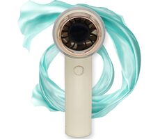 Airbi FAN TURBO biela / Ručný ventilátor / 1200mAh / 3 rýchlosti