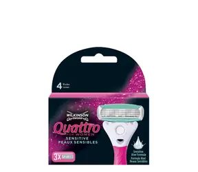 Wilkinson Quattro for Women náhradná hlavica 3 ks
