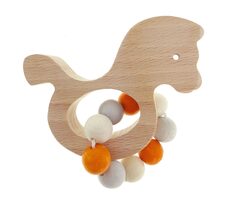 Hess Hrkálka koníček Natur oranžový / od 0 rokov