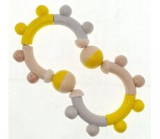 Hess Hrkálka prírodná - žltá / od 0 rokov