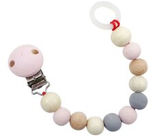 Hess Klips na cumlík ružová / od 0 rokov