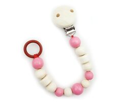 Hess Klips na cumlík svetlo ružová / od 0 rokov