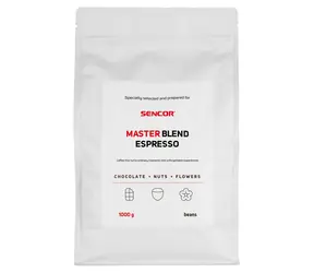 Sencor Master Blend Espresso 1kg / Zrnková káva / 80% Arabica & 20% Robusta