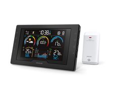 Sencor SWS 8000 čierna / Meteostanica / LCD / bezdrôtový snímač