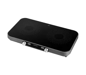 Sencor SCP 2803BK čierna / Dvojplatničkový sklokeramický varič / 2x 20cm / 2200W & 1300W
