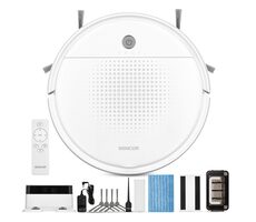 Sencor SRV 1550WH biela / robotický vysávač / vysávanie & mopovanie / 18W / 60dB 