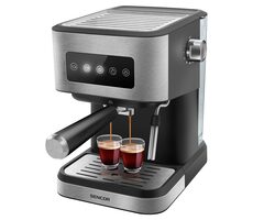Sencor SES 4020SS strieborná / Pákový kávovar / 1050W / 20 bar / 1.5 l / napeňovacia tryska