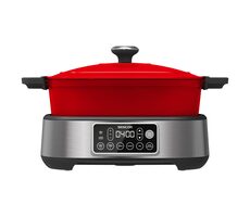 Sencor SPR 6410RD-CZE2 / Multifunkčný pomalý hrniec / 1360W / 5.5L / 40 - 200°C