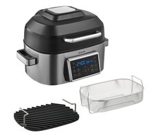 Sencor SBG 8900SS strieborná / Multifunkčný teplovzdušný gril / 1660W / 6L