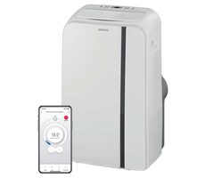 Sencor SAC MT1240C biela / mobilná klimatizácia / 1450W / 12000 BTU / chladenie / odvlhčovanie / ventilátor / SMART WiFi