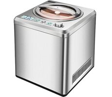 Rozbalené - Unold 48872 Exkluzív strieborná / Zmrzlinovač / 180 W / 2 L / doba prípravy 30 minút / s kompresorom / rozbalené