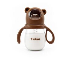 Kidnort Jordbaer Dojčenská fľaša 240ml 6m+ hnedá