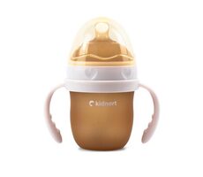 Kidnort Eple Dojčenská fľaša pre dojčené deti 150ml 0- 3M béžová