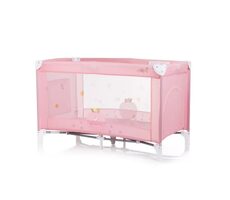 CHIPOLINO Postieľka cestovná Capri Princess Pink / od 0 rokov