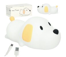 KIK Silikónová nočná lampička Psík / od 0 rokov