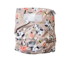 GaGa's Látková plienka AIO ZEBRA na suchý zips