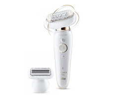 Bazár - Braun Silk-épil 9 Flex 9002 biela / SensoSmart / epilátor / 2 rýchlosti / vodeodolný / 50 min prevádzka / bazár