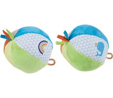 GOKI Látková loptička Veľryba a dúha / od 0 rokov