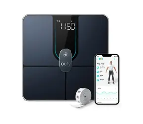 Anker Eufy P2 Pro čierna / Osobná váha / 16 telesných ukazovateľov / TFT displej