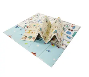 Asalvo Hracia podložka PLAY MAT XXL 200*180cm CITY-FOREST