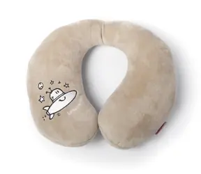 Babypack Cestovný vankúš do auta, béžový _