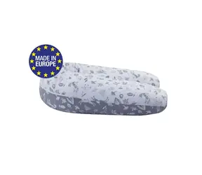 Bomimi ADOS dojčiaci vankúš 150x30, LESNÉ ZVIERATÁ, ŠEDÁ