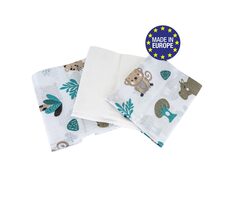 Bomimi Plienky bavlna Premium 140 g/m2 potlač, 80x70, 3ks, POJAZDNÁ ZOO