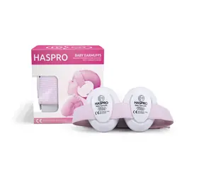 Haspro Hearing Protection BABY slúchadlá na uši, 0m+, ružová