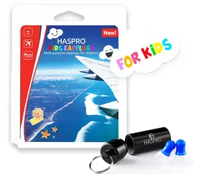 Haspro Travel - Airplane štuple do uší na cestovanie pre deti, 1 pár / 2ks