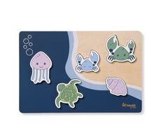 Hauck drevené Puzzle vkladacie Puzzle N Fit Sea