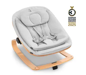 Hauck Kresielko Bouncer Eco 3v1 na stoličky Alpha+/Beta+ Light Grey