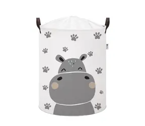 Sipo Kôš na hračky so šnúrkou, skladací bavlnený